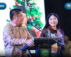 Hadiri Puncak Perayaan Natal Oikumene Kristen Katolik, Gubernur H. Herman Deru Didampingi Anggota DPD RI, dr. Ratu Tenny Leriva