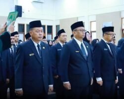 154 Pejabat di Lantik Gubernur Sumsel Herman Deru