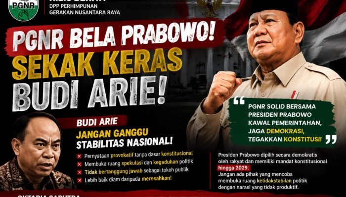 Kecam Pernyataan Budi Arie, Tegaskan Pemerintahan Prabowo-Gibran Harus Dikawal Sampai 2029