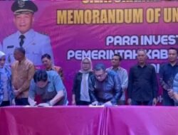 Bupati Musi Rawas Hj. Ratna Machmud Perkuat Sinergi Investor Penandatanganan MoU CSR